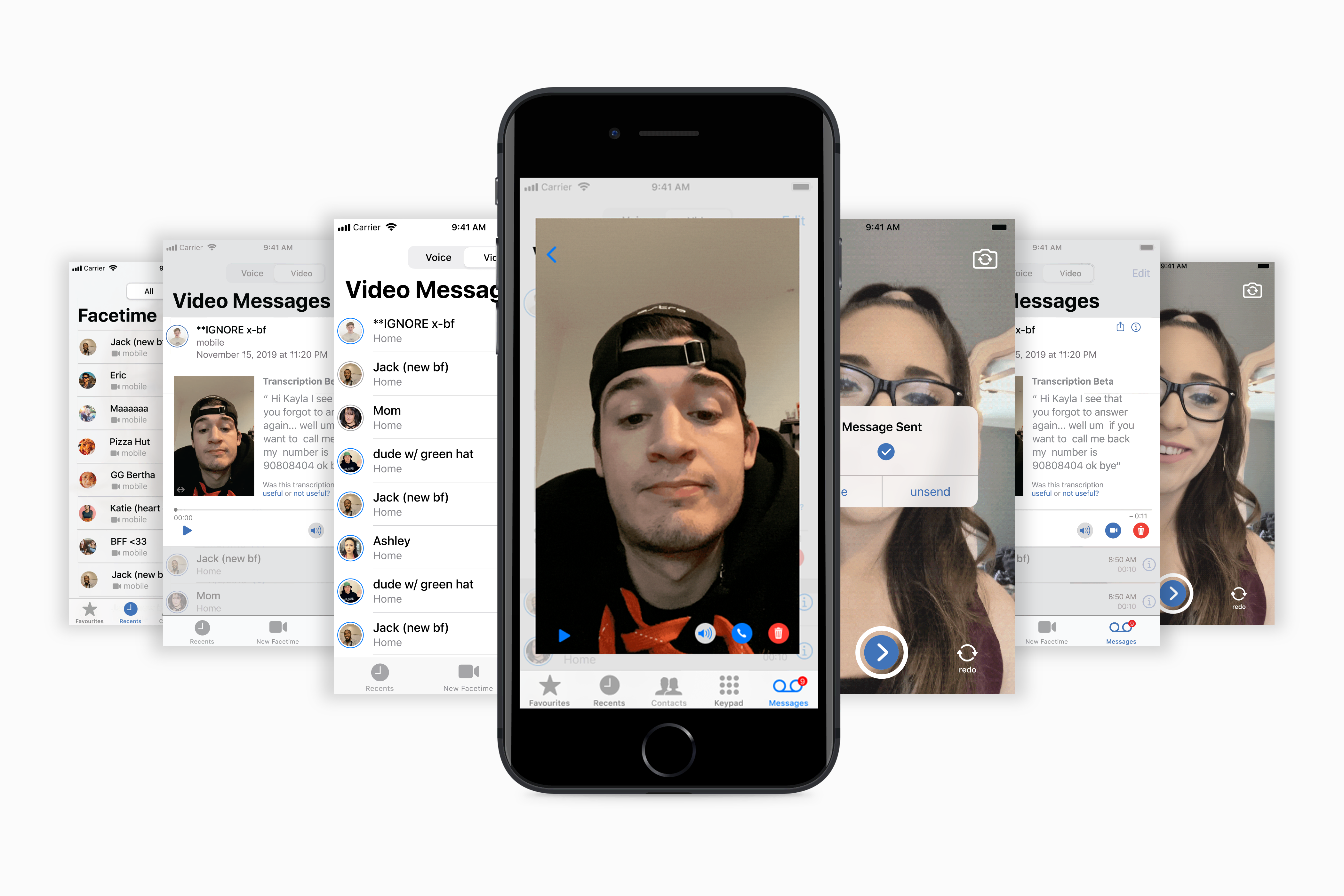 UX Video Message Concept