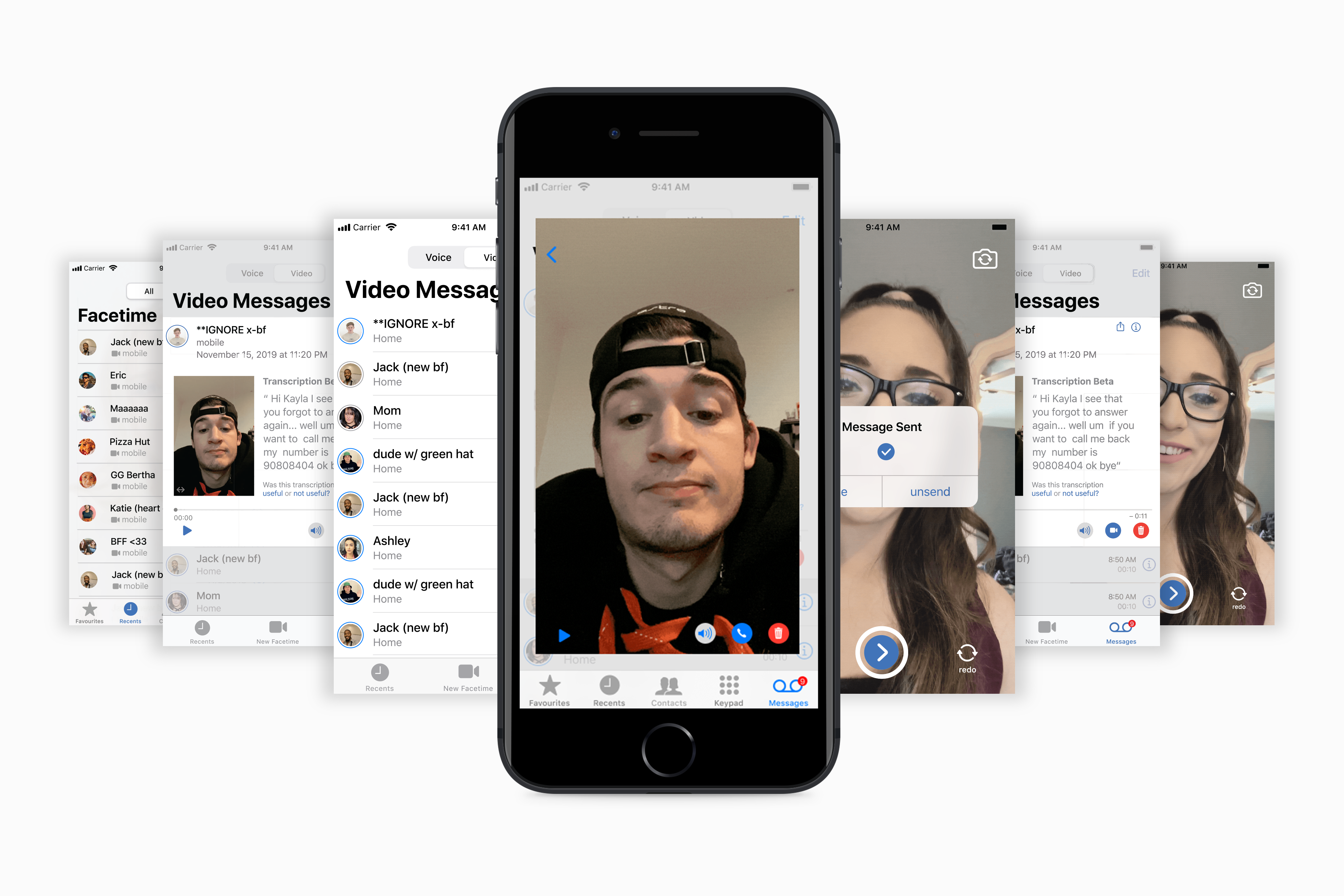 UX Video Message Concept